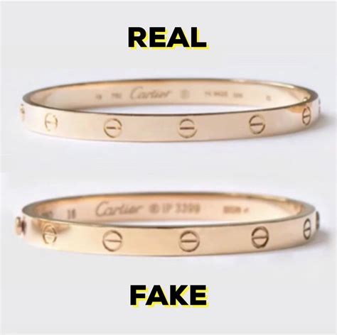 cartier 750 bracelet real vs fake